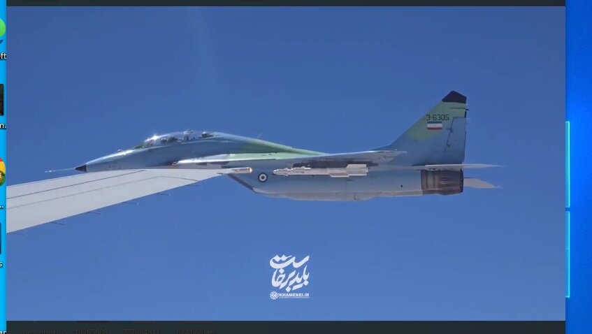Video: Army Fighter Jets Escort Plane Carrying Martyr Leader Moments Before Landing in Mashhad