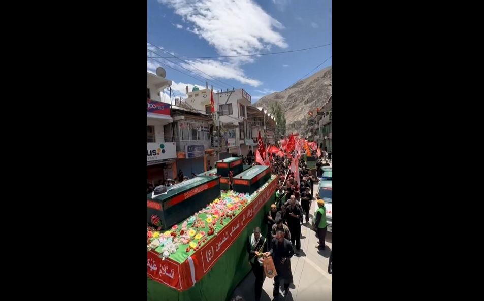 Video: Symbolic Funeral for Martyr Leader 'Imam Khamenei' Held in Kargil, India
