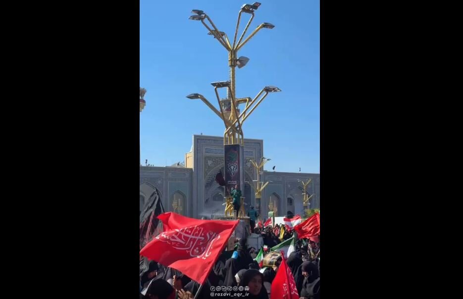 Video: This is last meeting… shrine of Imam Ridha… funeral of martyred Leader
