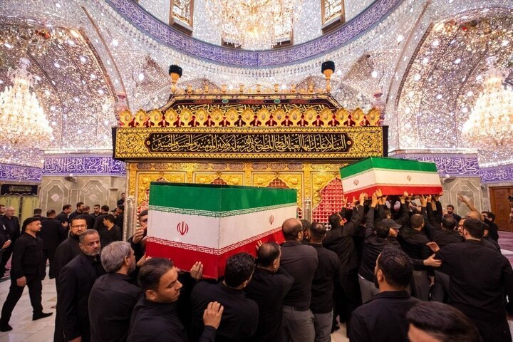 تجلیل مدیر حوزه‌های علمیه از حماسه ساز تشییع پیکر امام شهید در عراق