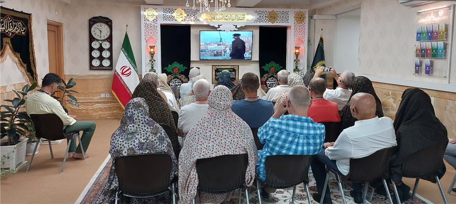 German tourists visit Imam Reza holy shrine