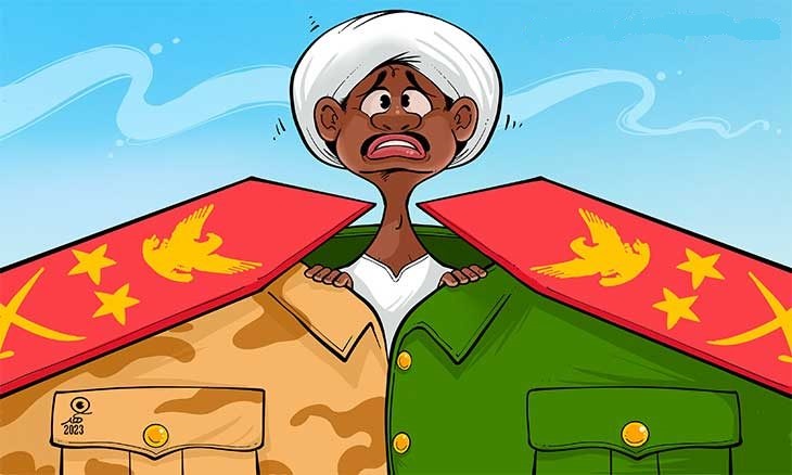 کاریکاتور/ جنگ ژنرال‌ها در سودان
