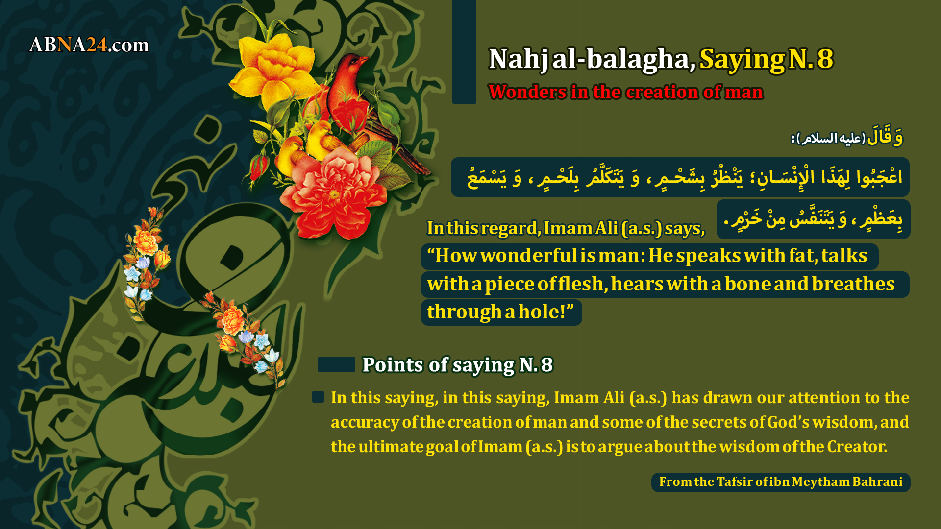 Infographic: Wonders in the creation of man