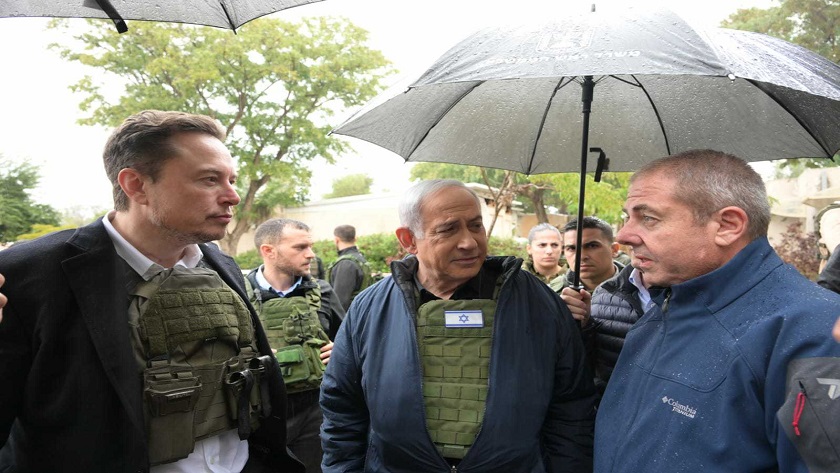 Elon Musk enters occupied territories to appease Zionists