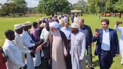 ویدیو |  استقبال جالب اوگاندایی‌ها از یک آیت‌الله!