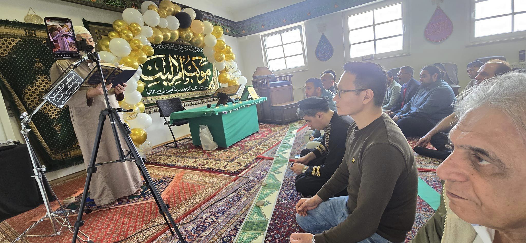 Photos: Eid al-Fitr prayers held at Umm ul-Banin center in Giessen, Germany