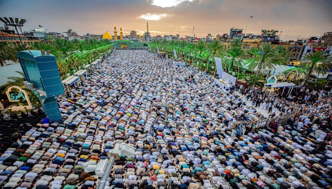 Eid prayers attract huge number of worshippers in Karbala