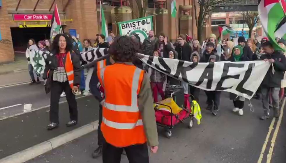 Video: Massive march against Zionist war crimes and in solidarity for Palestine in Bristol, England
