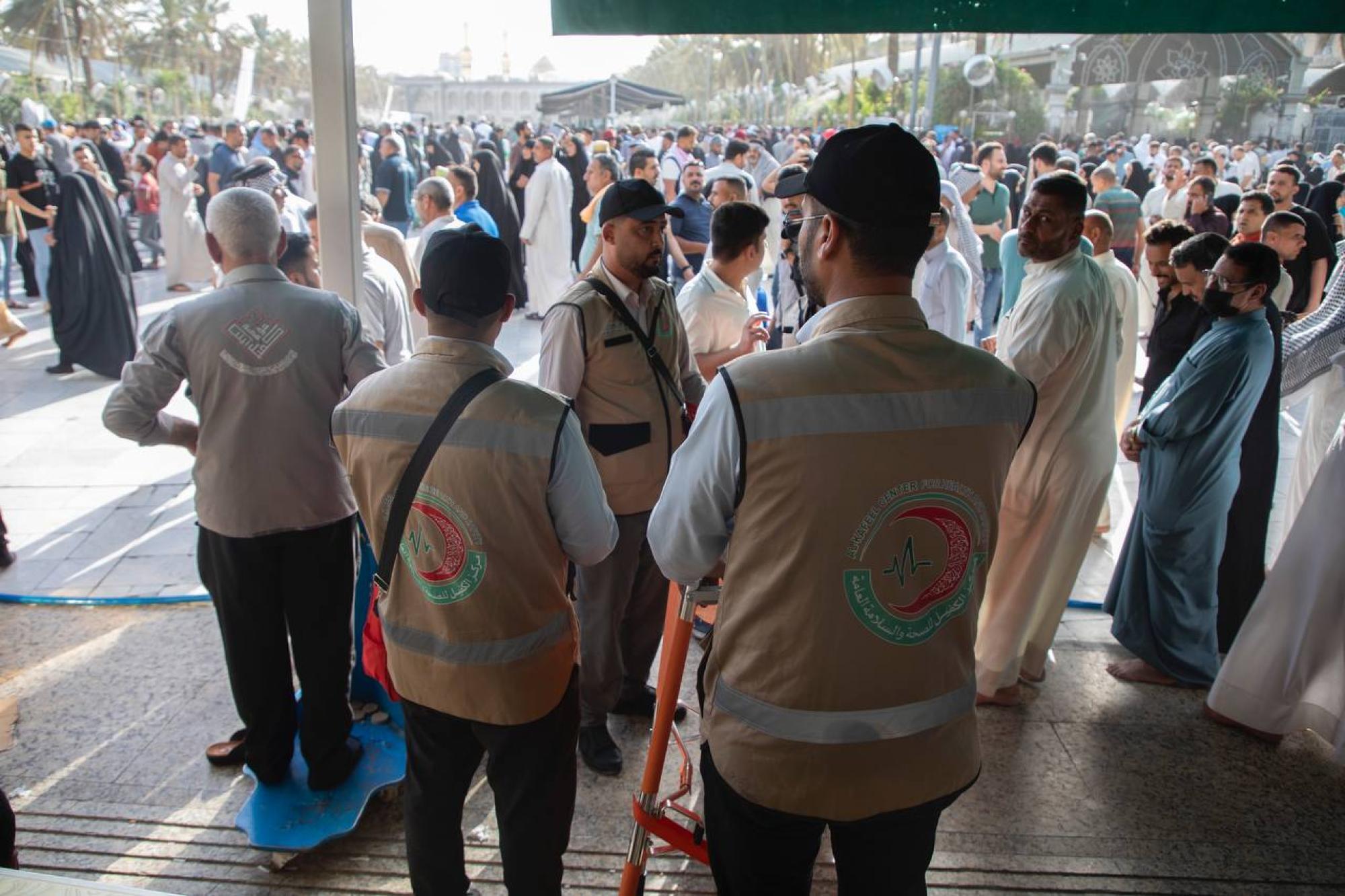 Health services at al-Abbas shrine received hundreds of visitors on Arafah and Eid al-Adha