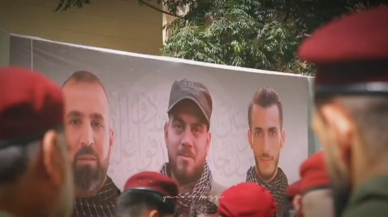 ویدیو | تشییع پیکر شهیدان «وسام علی حمید» و «علی یوسف حرب» در جنوب لبنان 
