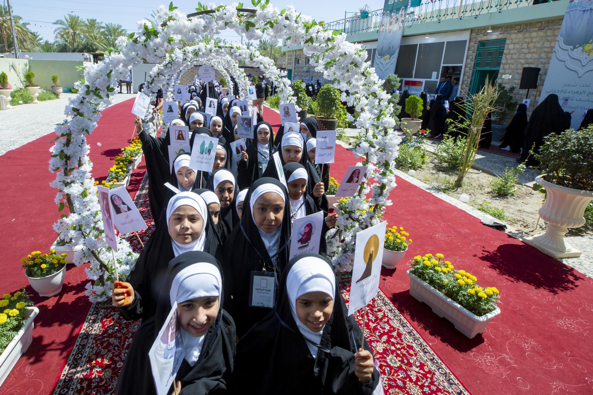 Al-Abbas shrine concludes activities of Takleef ceremony in Ain Al-Tamr district of Karbala (+Photos)