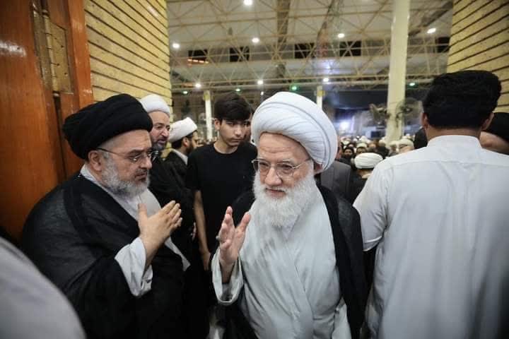 عکس خبری | حضور آیت‌الله یعقوبی در مراسم یادبود سیدحسن نصرالله