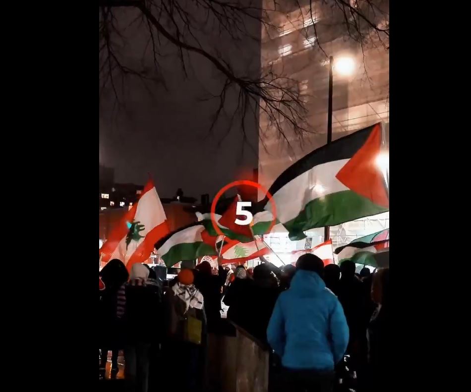 Video: Activists in Ottawa, Canada, welcomed New Year by commemorating martyrs of Palestine 