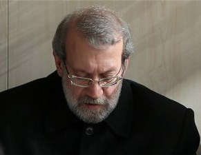 حضور رئیس مجلس در مراسم روضه بیت آیت‌الله فاضل لنکرانی
