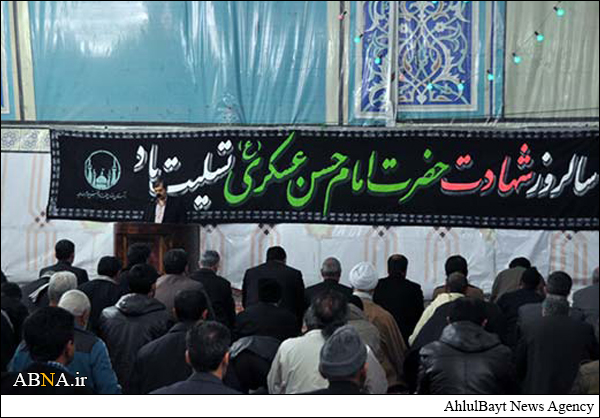 مراسم عزاداری شهادت امام حسن عسکری(ع) در حرم امام(ره) + عکس