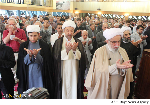 برگزاری پرشکوه نماز عید سعید فطر در مرکز اسلامی هامبورگ + تصاویر