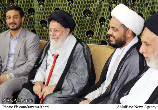 دیدار دبیرکل عصائب اهل الحق با نماینده آیت الله حائری + تصاویر