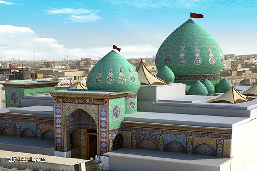 پیشرفت ۵۵ درصدی پروژه مسقف سازی خیمه گاه حسینی در کربلا + عکس