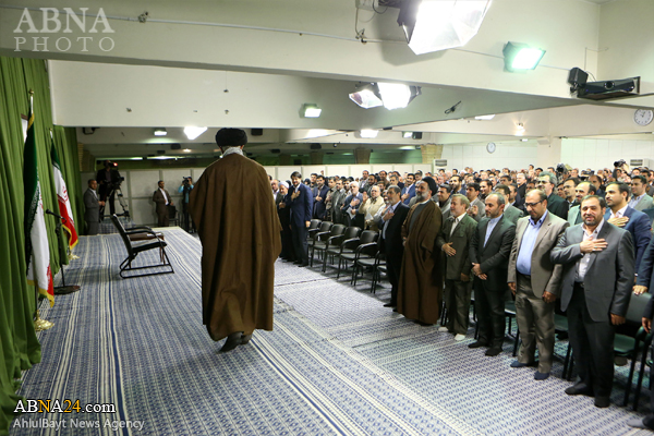 دیدار مدیران سازمان صداوسیمای جمهوری اسلامی با رهبر انقلاب‌ + تصاویر