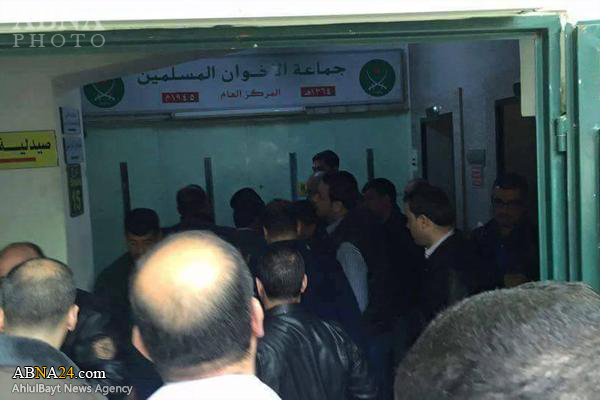 عکس/ بستن دفتر اخوان المسلمین در اردن
