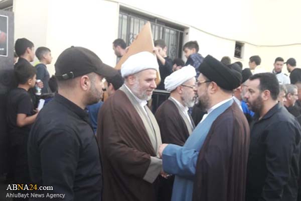 شرکت نماینده مجمع جهانی اهل‌بیت(ع) در تشییع و تدفین علامه جعفر مرتضی العاملی + عکس