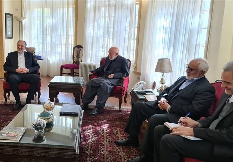 دیدار سفیر ایران در افغانستان با حامد کرزی
