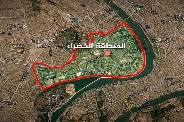 حمله راکتی به سفارت آمریکا در بغداد 