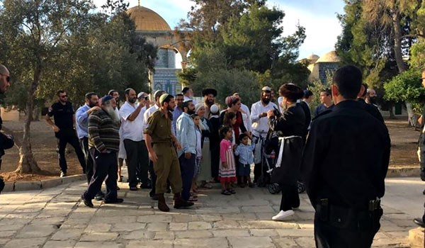 Rampaging Zionist settlers storm Al-Aqsa Mosque