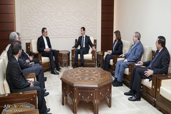 Syrian President, Iran's Ansari discuss stages achieved in combating terrorism