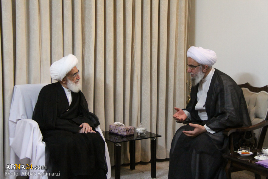 Photos: Secretary-Generals of AhlulBayt (a.s.) World Assembly meets with Ayatollah Noori Hamedani