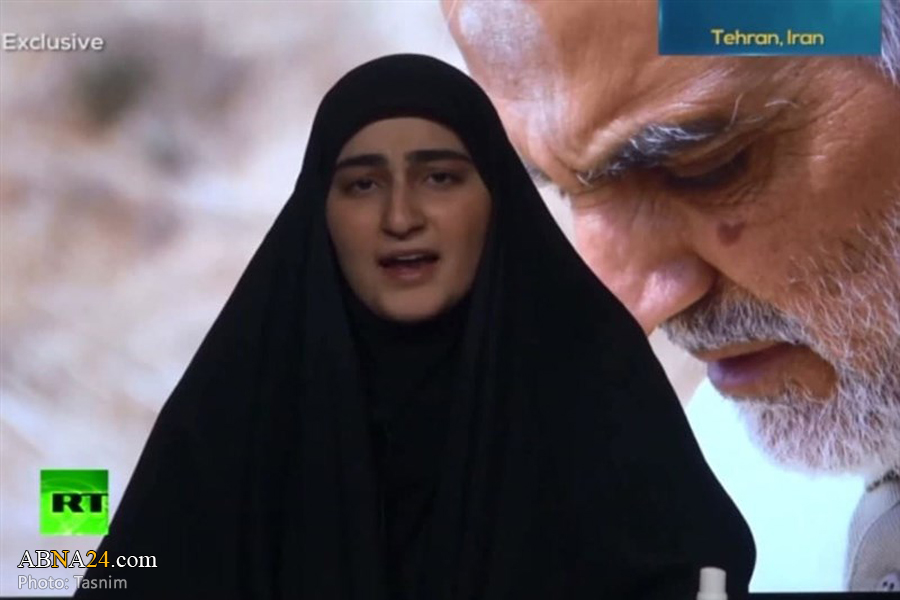 Daughter of General Soleimani: My father has military from people; They will take revenge from Trump