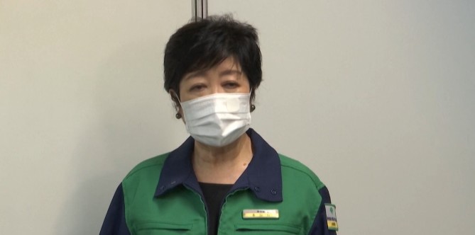 小池都知事が、緊急事態宣言拡大で行動制限呼びかけ